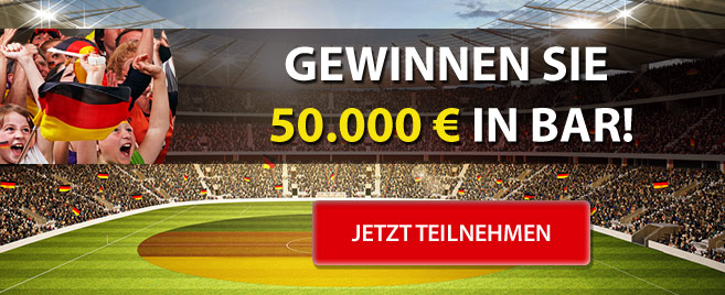 Gewinnspiel: 50.000 Euro gewinnen