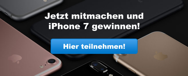 Gewinnspiel: Apple iPhone 7 gewinnen!