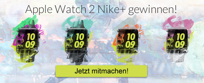 Gewinnspiel: Apple Watch 2 Nike+