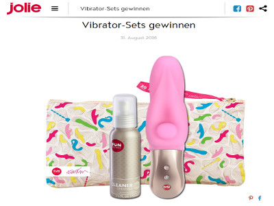 Gewinnspiel: 1 von 5 Vibrator-Sets zu gewinnen