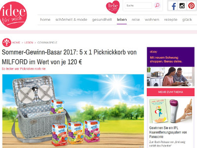 Gewinnspiel: Picknick Gewinnspiel