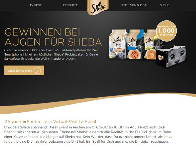 Gewinnspiel: 1.000 Sheba Probiersets zu gewinnen