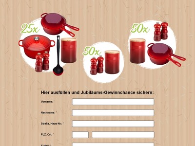 M: Le Creuset Geschirr gewinnen | Gewinnspiele.de