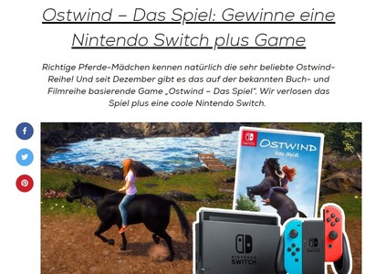 Gewinnspiel: Nintendo Switch gewinnen