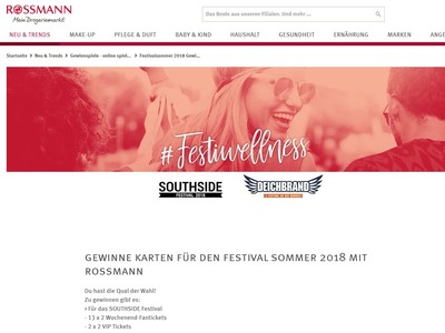 Gewinnspiel: Deichbrand oder Southside Tickets gewinnen