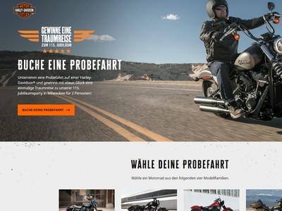 Gewinnspiel: Harley Davidson Gewinnspiel