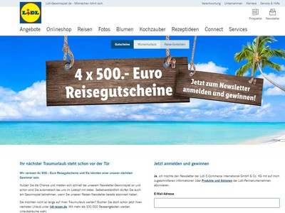 Gewinnspiel: 4x500 Euro Reisegutscheine gewinnen