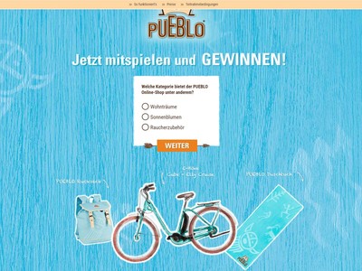Gewinnspiel: Pueblo E-Bike Gewinnspiel