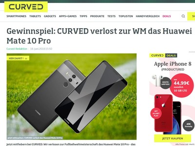 Gewinnspiel: Huawei Mate 10 Pro gewinnen