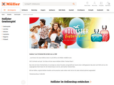 Gewinnspiel: Hollister Festival-Kits gewinnen