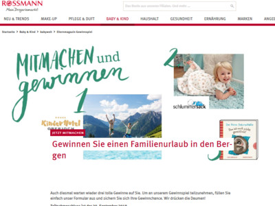 Gewinnspiel: Babywelt Gewinnspiel