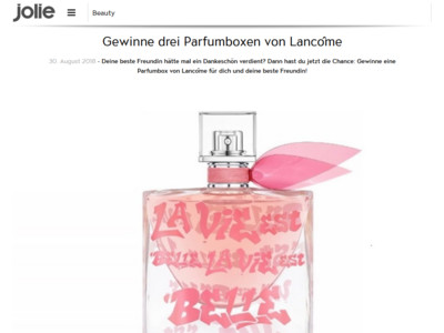Gewinnspiel: Parfüm Gewinnspiel