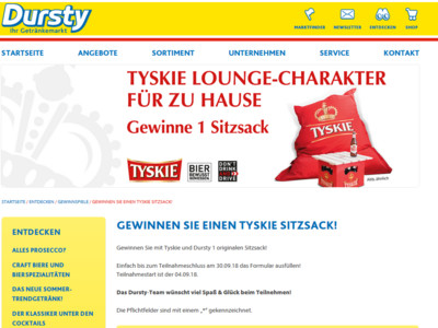 Gewinnspiel: Tyskie Gewinnspiel