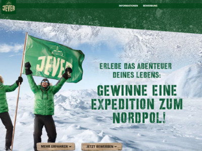 Gewinnspiel: Jever Nordpol Gewinnspiel