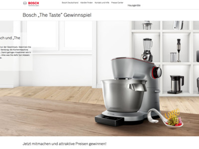 Gewinnspiel: Bosch Gewinnspiel