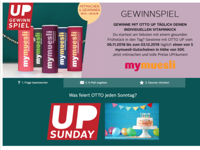 Gewinnspiel: MyMuesli Gewinnspiel