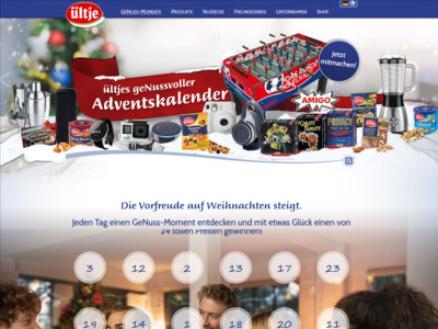 Gewinnspiel: ültje Adventskalender