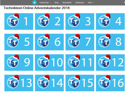 Gewinnspiel: Techniktest Online-Adventskalender