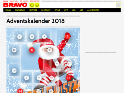 Gewinnspiel: Bravo Adventskalender