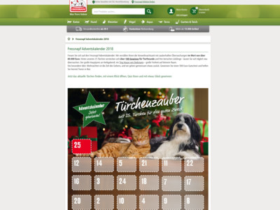 Gewinnspiel: Fressnapf Adventskalender