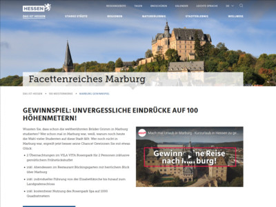 Gewinnspiel: Marburg Reise gewinnen