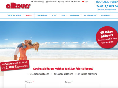 Gewinnspiel: Reise Gewinnspiel