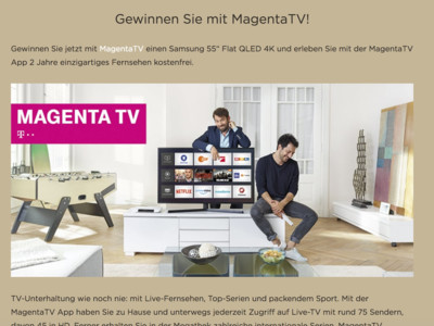 Gewinnspiel: Fernseher gewinnen