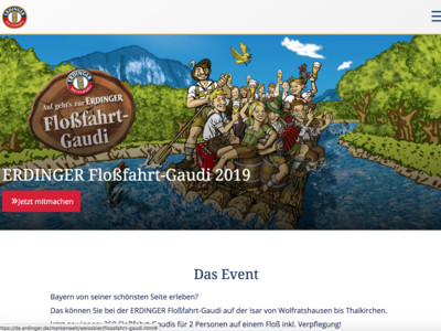 Gewinnspiel: Floßfahrt gewinnen