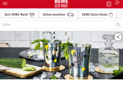 Gewinnspiel: Rewe Gewinnspiel: Gin Tonic-Gläser von Ritzenhoff werden verlost