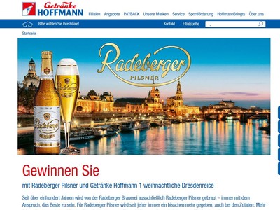 Gewinnspiel: Getränke Hoffmann Gewinnspiel: Reise nach Dresden zu gewinnen
