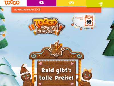 Gewinnspiel: Toggo Adventskalender