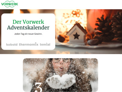 Gewinnspiel: Vorwerk Adventskalender