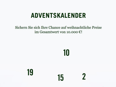 Gewinnspiel: Marc O Polo Adventskalender