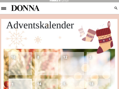 Gewinnspiel: Donna Magazin Adventskalender: Tolle Beauty und Fashionpreise