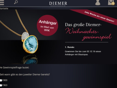 Gewinnspiel: Diemer Gewinnspiel: Schmuckstück zu gewinnen