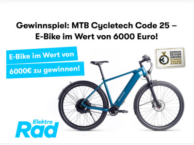 Gewinnspiel: BVA BikeMedia Gewinnspiel: E-Bike zu gewinnen