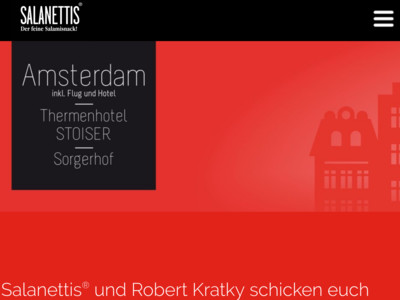 Gewinnspiel: Salanettis Gewinnspiel: Reise nach Amsterdam zu gewinnen