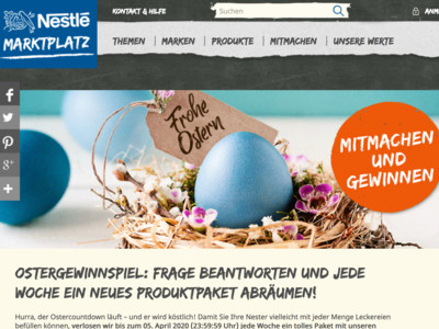 Gewinnspiel: Jede Woche ein leckeres Nestlé Ostergewinnspiel