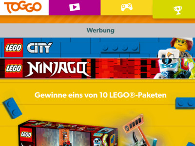 Gewinnspiel: Toggo Gewinnspiel: Lego Pakete werden verlost