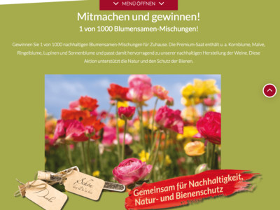 Gewinnspiel: weintor.de Gewinnspiel: Blumensamen-Mischung zu gewinnen