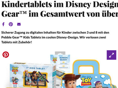 Gewinnspiel: Brigitte Mom Gewinnspiel: Kindertablets werden verlost