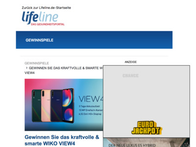 Gewinnspiel: Lifeline Gewinnspiel: Smartphone gewinnen