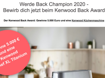 Gewinnspiel: Chefkoch Gewinnspiel: Küchenmaschine gewinnen