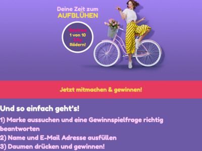 Gewinnspiel: Scholl Gewinnspiel: City-Rad wird verlost