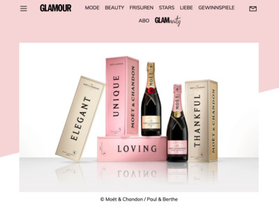 Gewinnspiel: Glamour Gewinnspiel: Champagner-Set gewinnen