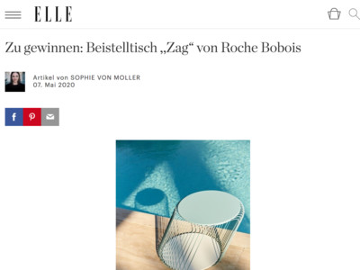 Gewinnspiel: Elle Gewinnspiel: Beistelltisch zu gewinnen