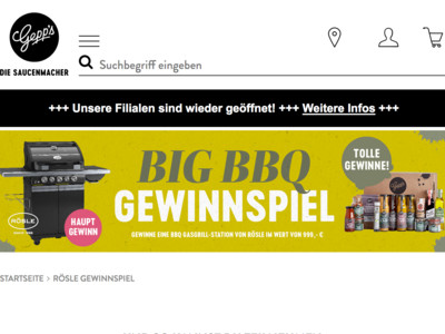 Gewinnspiel: Gepp's Gewinnspiel: BBQ Paket gewinnen