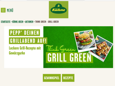 Gewinnspiel: Kühne Gewinnspiel: Weber Grill gewinnen