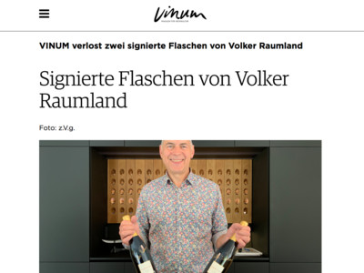 Gewinnspiel: Vinum Gewinnspiel: Sektflsche gewinnen