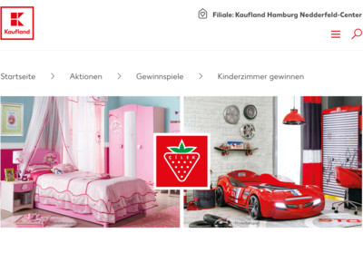 Gewinnspiel: Kaufland Gewinnspiel: Kinderzimmer gewinnen